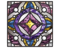 Kaleidoscope 6 c, pattern for stained glass, square (image for) Kaleidoscope 6 c, pattern for stained glass, square